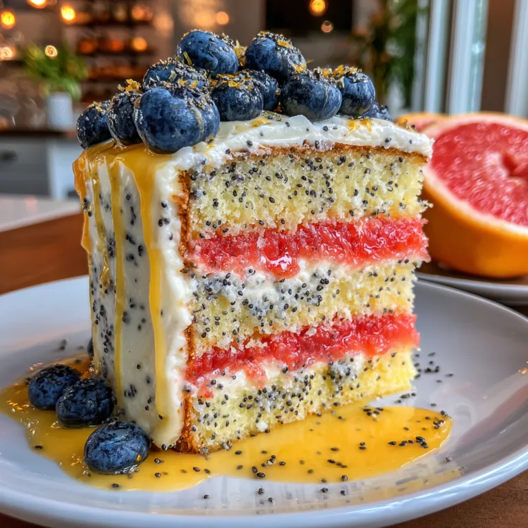 Grapefruit Poppy Cake