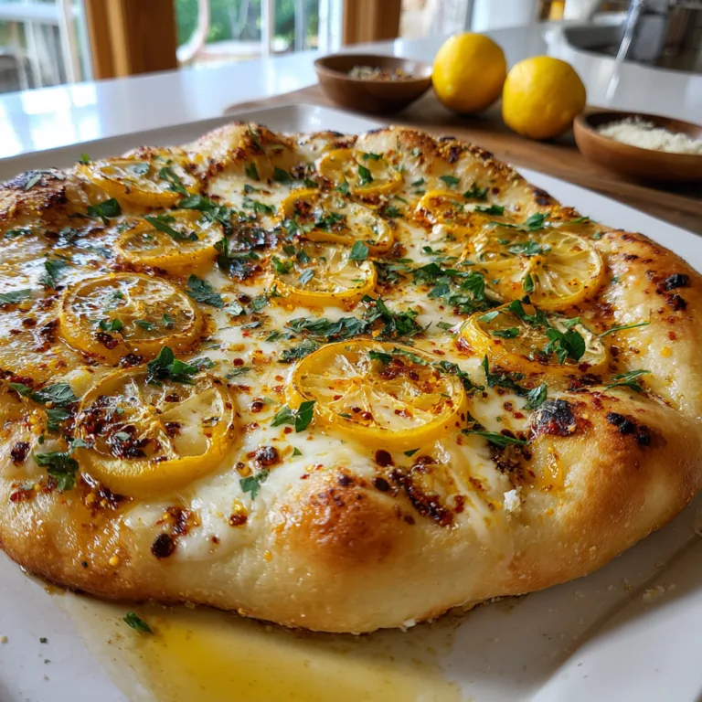 Summer Lemon Pizza
