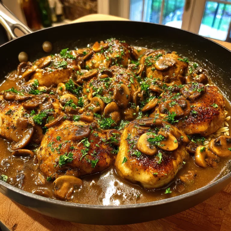 Marsala Chicken Orzo