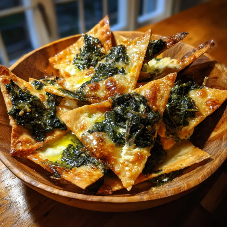 Spinach and Feta Crisps