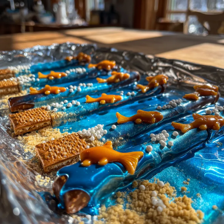 Ocean Themed Pretzel Rods