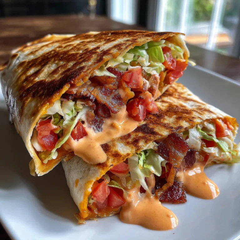 Grilled BLT Wraps