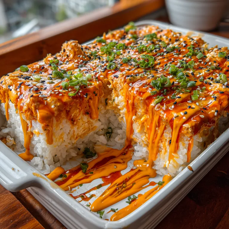 Salmon Sushi Bake