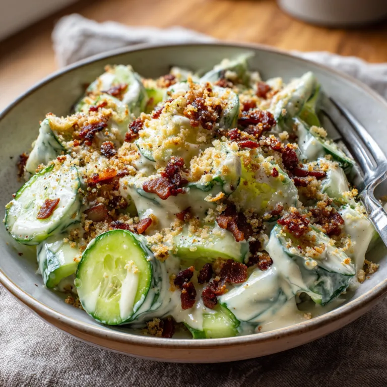 Cucumber Caesar Salad