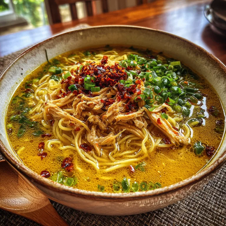 Spicy Chili Crisp Chicken Noodle Soup