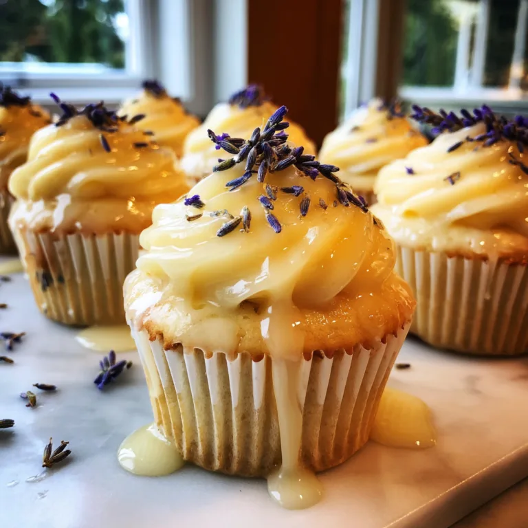 Lemon Lavender Cupcakes