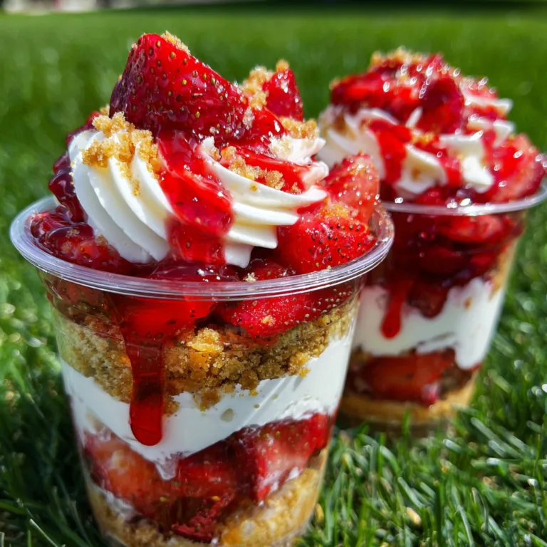 Strawberry Crunch Cups