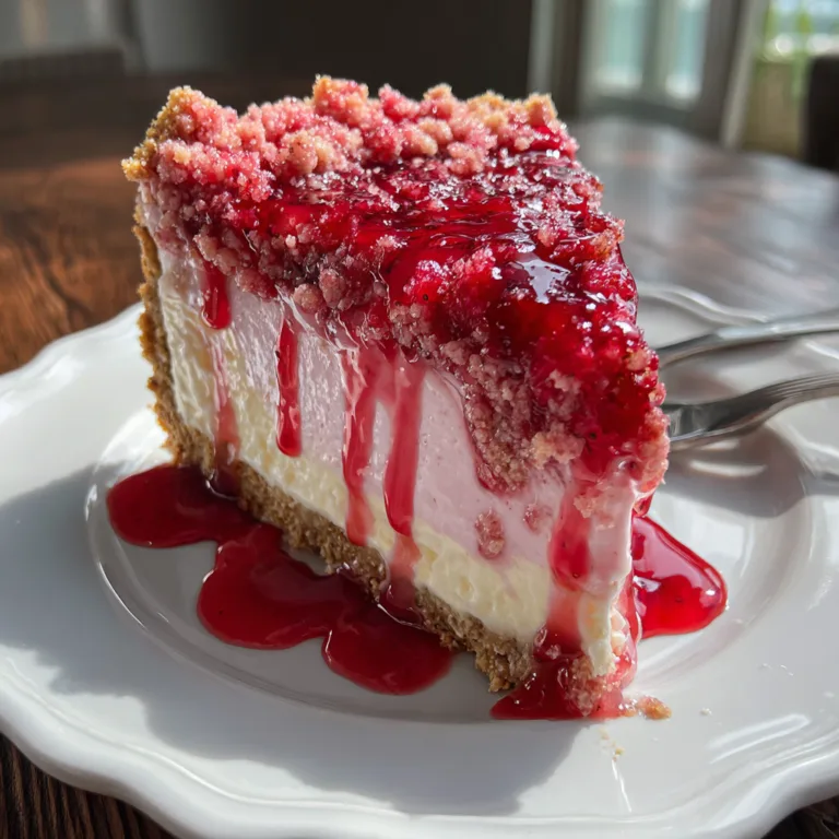 Strawberry Shortcake Freezer Pie
