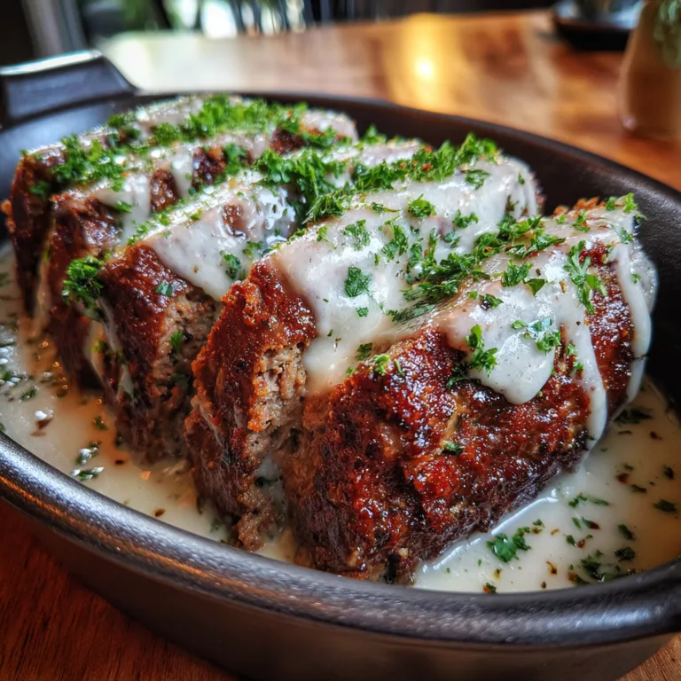 Garlic Parmesan Meatloaf