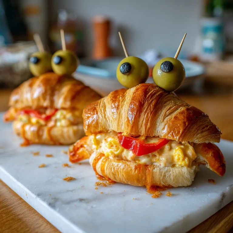 Crab Croissant Sandwiches