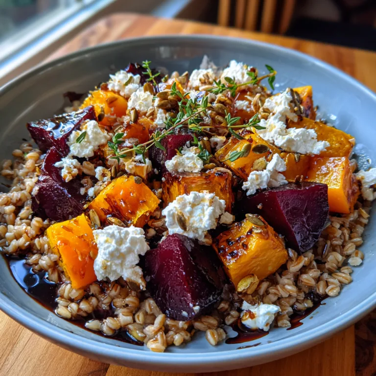 Autumn Harvest Farro Bowl