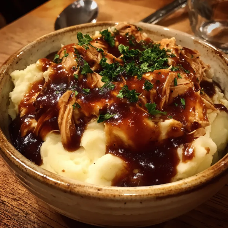Loaded Chicken Gravy Bowls