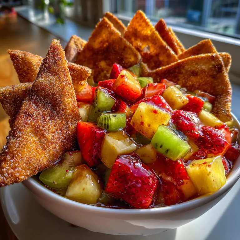 Fruit Salsa Pie Crust Chips