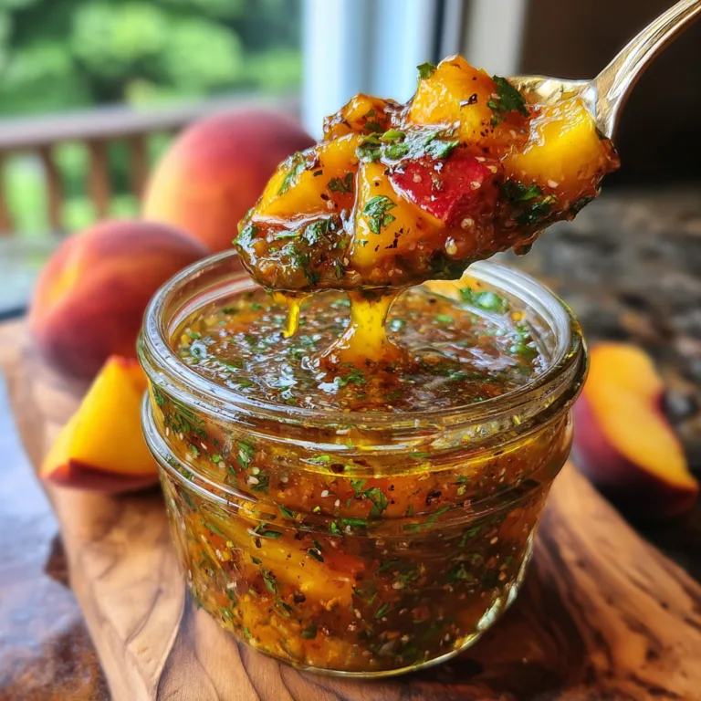 Peach Honey Balsamic Dressing