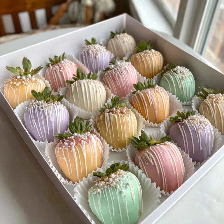 Pastel Chocolate Strawberries