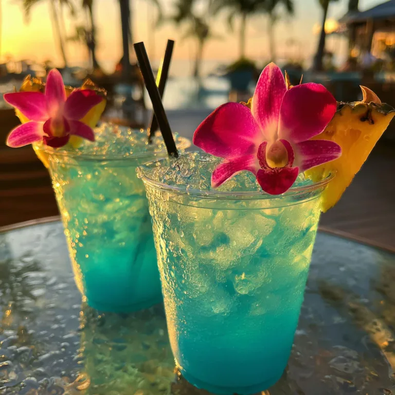 Tropical Ocean Water Cocktail