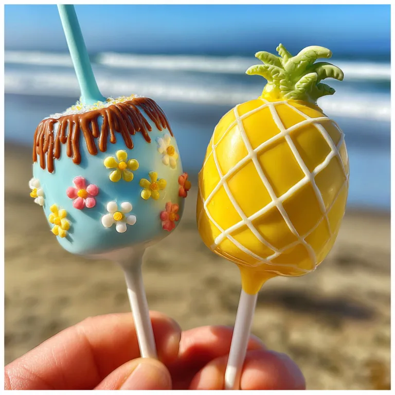 Tropical Cake Pops