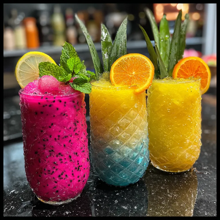 Tropical Slushy Trio
