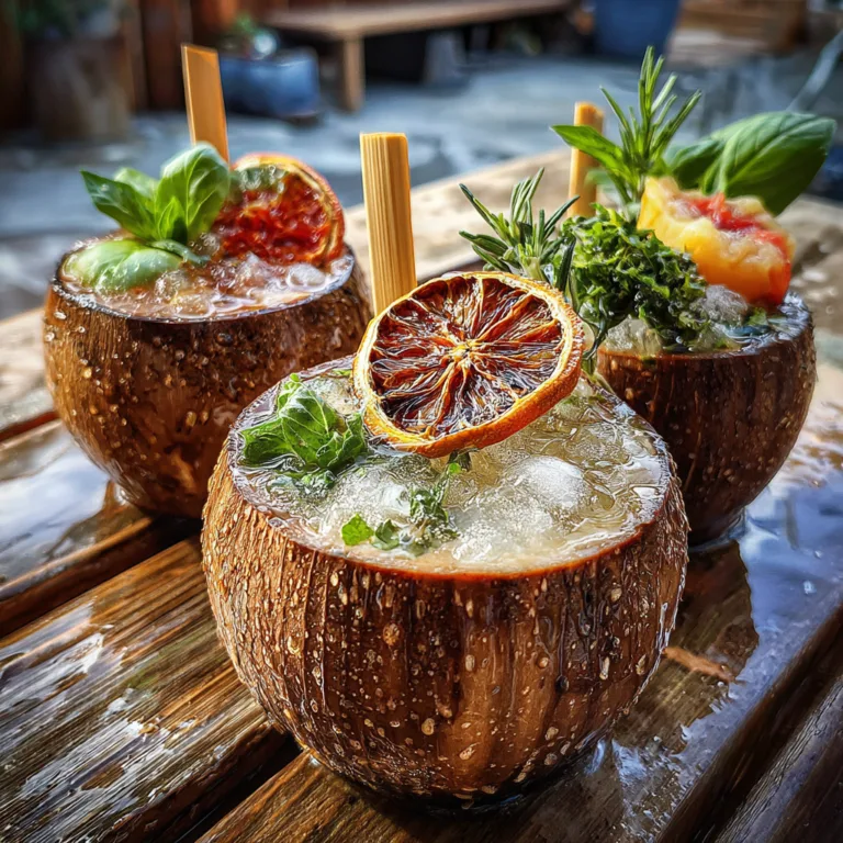 Tropical Herb Coconut Cooler
