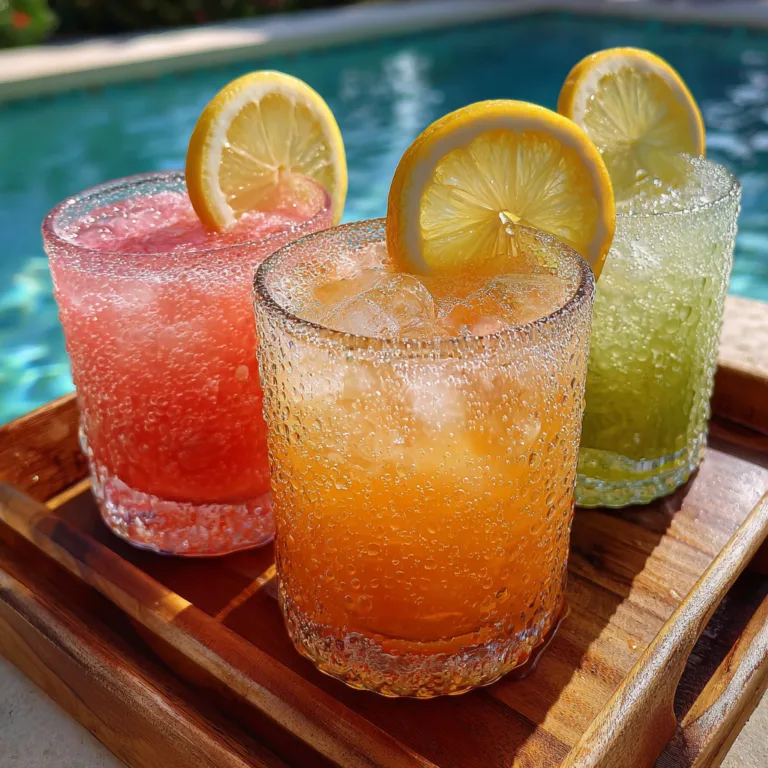 Fruit Lemonade Trio