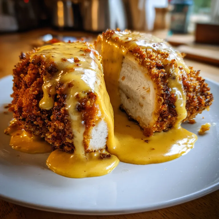 Pretzel Chicken with Cheddar