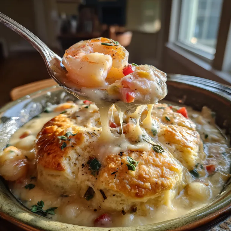Seafood Biscuit Pot Pie
