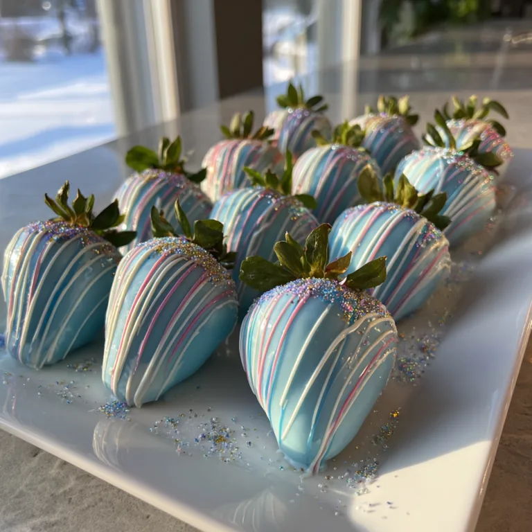 Glitter Chocolate Covered Strawberries