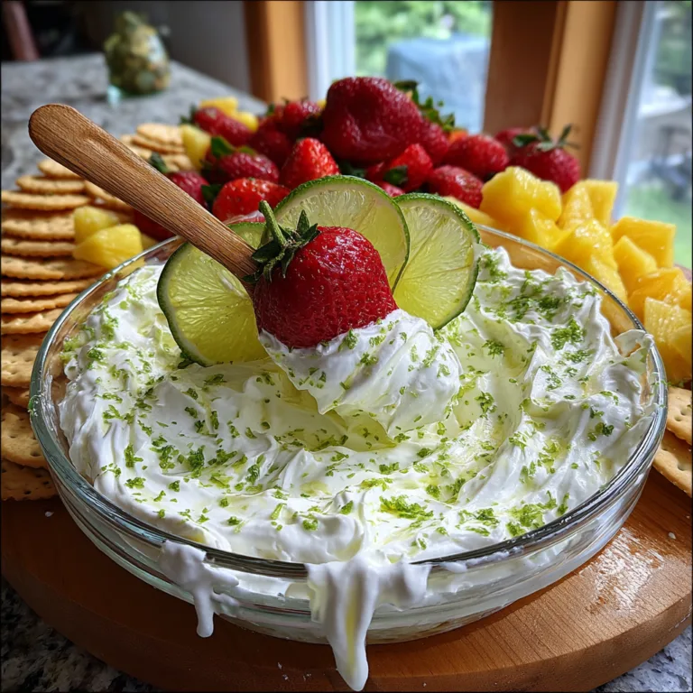 Key Lime Fruit Dip